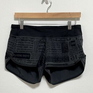 Lululemon Speed Shorts Size 6 2.5 inch inseam